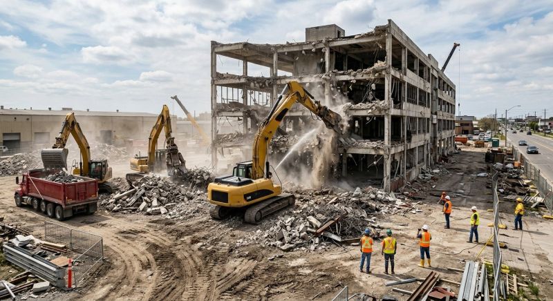 Commercial Demolition Service in Katy, TX
